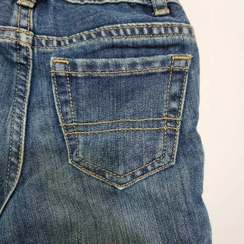 The Children's Place Unisex Skinny Jeans Blue Pockets Medium Wash Denim 12-18 M